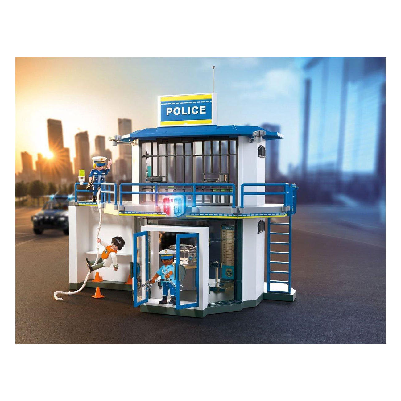 PlayMobil 71874 Estación de policía con espacio de investigación