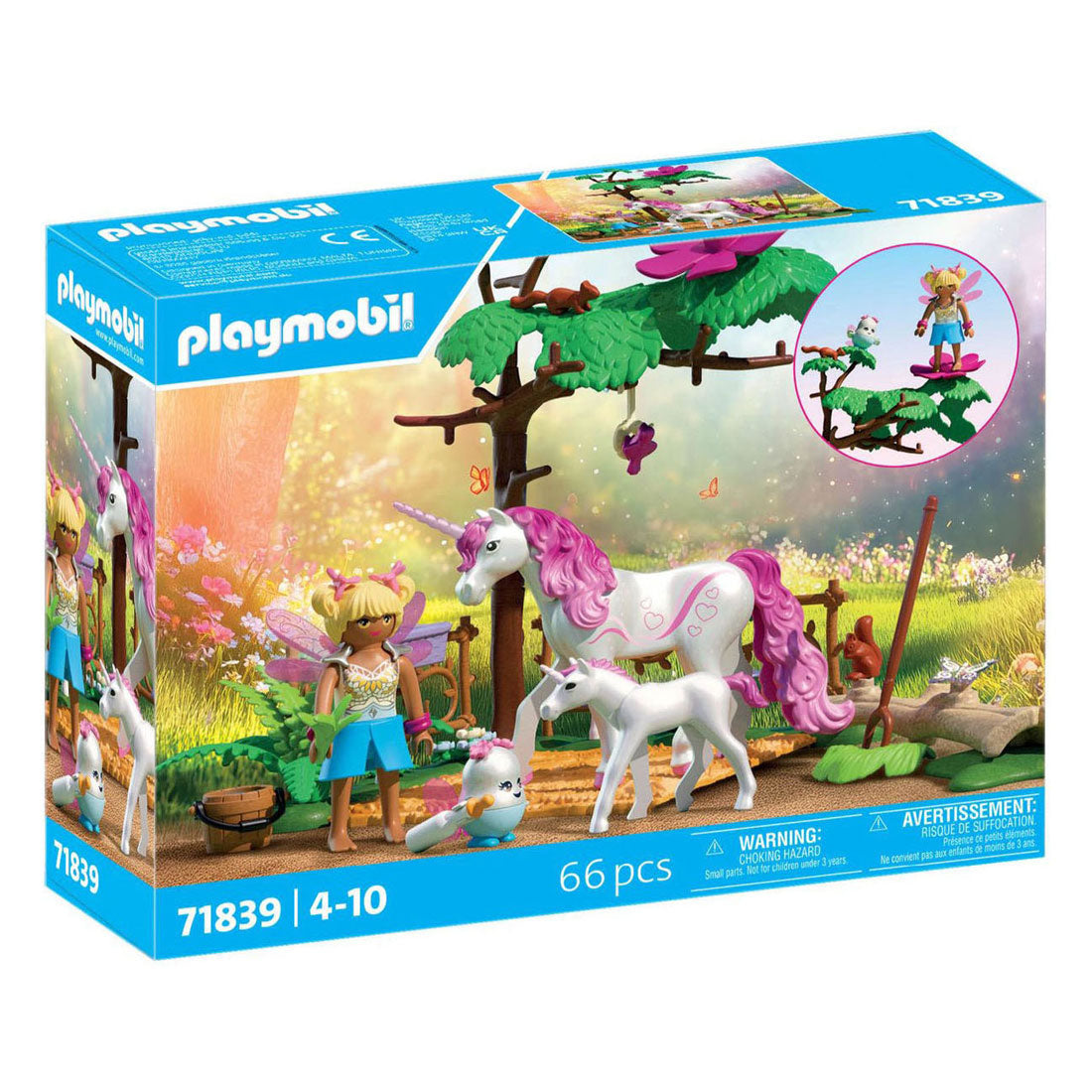 PlayMobil 71839 UNICORN MÁGICO ESTABLE PARA MADRE Y POTRO
