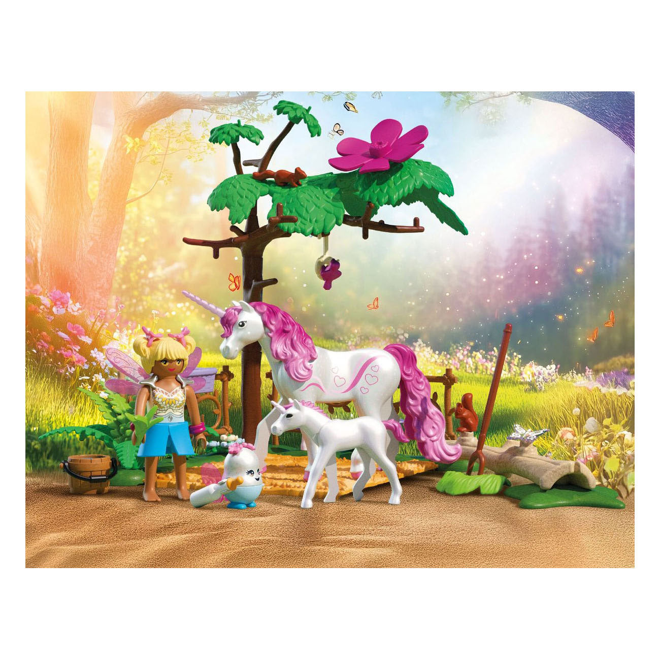 PlayMobil 71839 UNICORN MÁGICO ESTABLE PARA MADRE Y POTRO