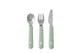 Mepal mio kinderbestek little dutch - 3-delig. vork. mes en lepel - roestvrij staal - kinderservies - little farm