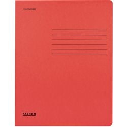 3-flap folders falken a4 red