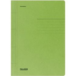 Carpeta de fijación rápida falken 250 gramos verde 1 pieza