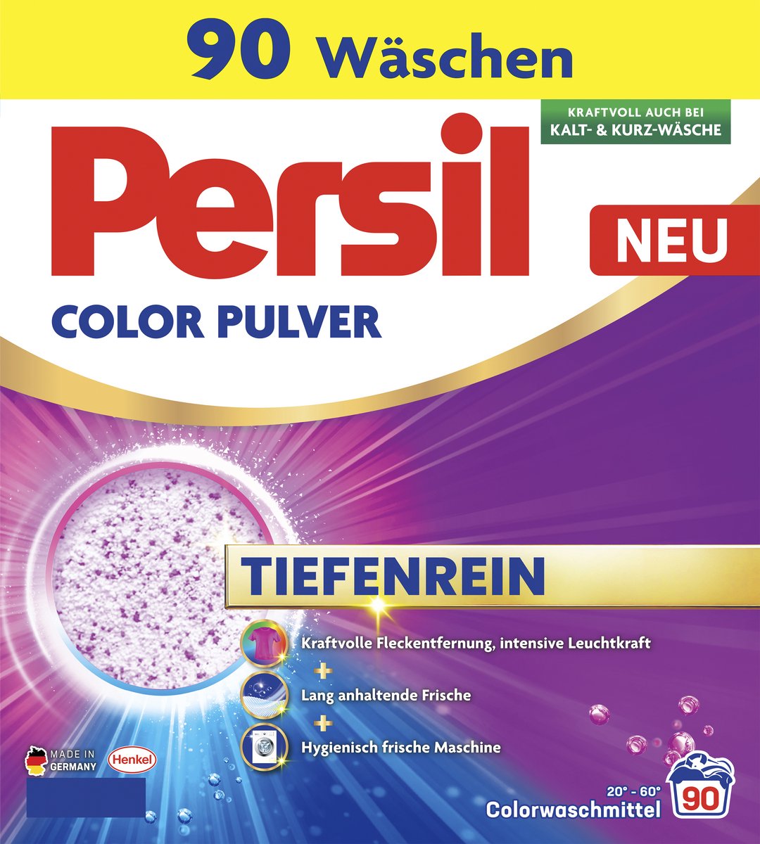 Persil professional powder color - wasmiddel - gekleurde was - 90 wasbeurten - grootverpakking