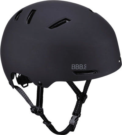 Bbb cycling wave kinderhelm fiets - 3 tot 7 jaar - lichtgewicht - verstelbaar - wasbare padding - fietshelm meisjes en jongens - fietshelm kinderen - mat zwart - small: 51-55 cm - bhe-150