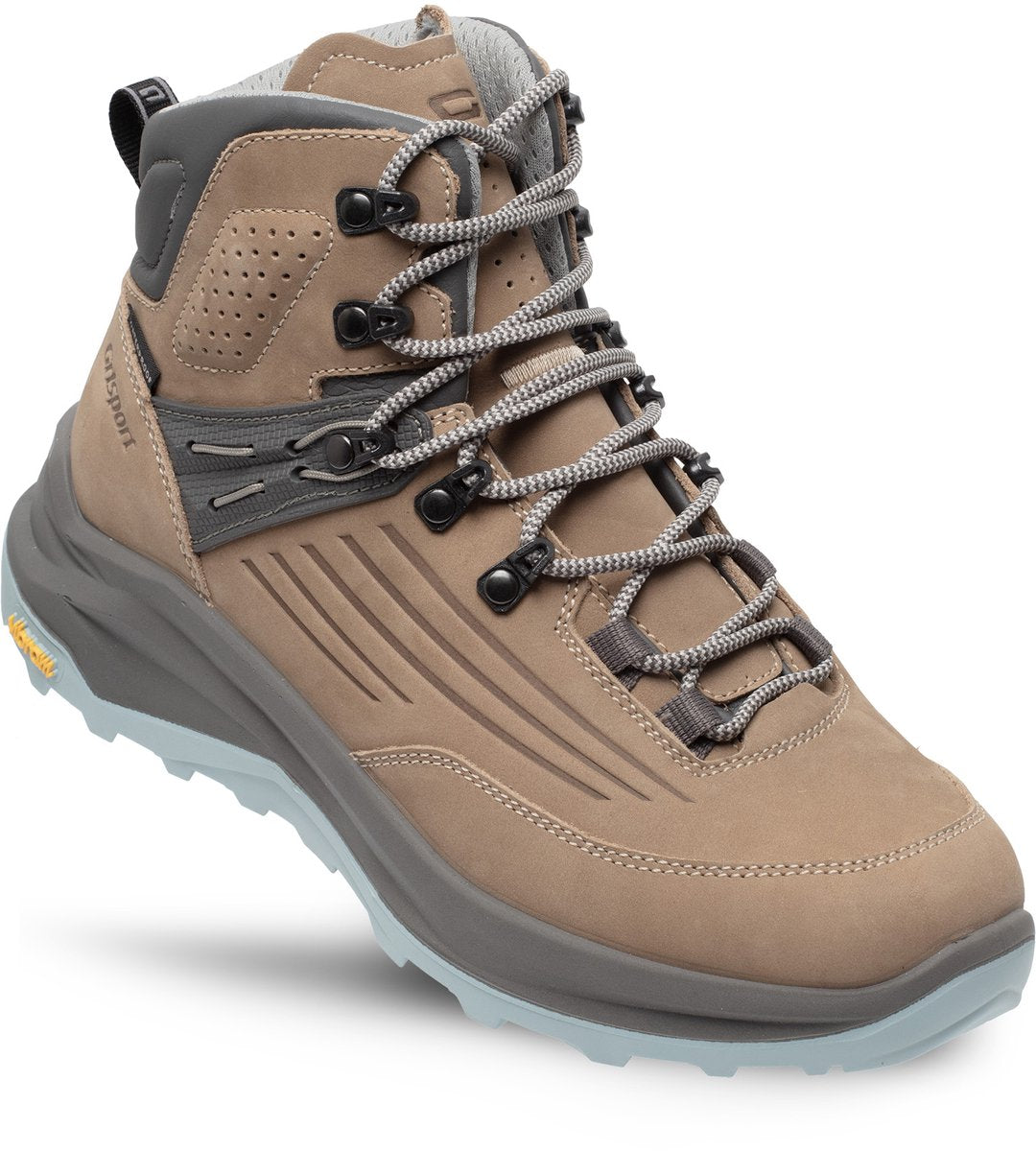 Scarponi da trekking da donna Grisport outlander mid - beige azzurro