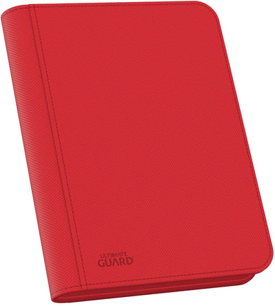 Ultimate guard zipfolio 160 xenoskin a 8 tasche - rosso