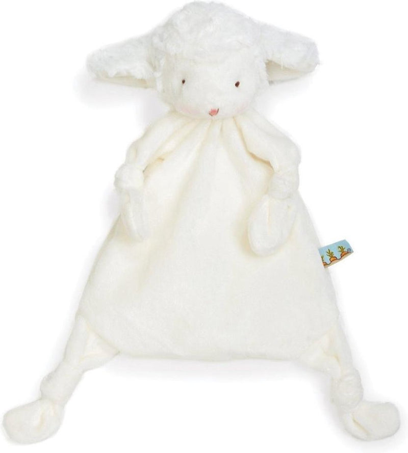 Bunnies by the bay kiddo the lamb panno coccoloso - panno ciuccio - estremamente morbido - lavabile in lavatrice - agnello - 30 cm - bianco