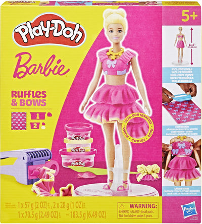 Gioca a Doh Barbie con volant e fiocchi