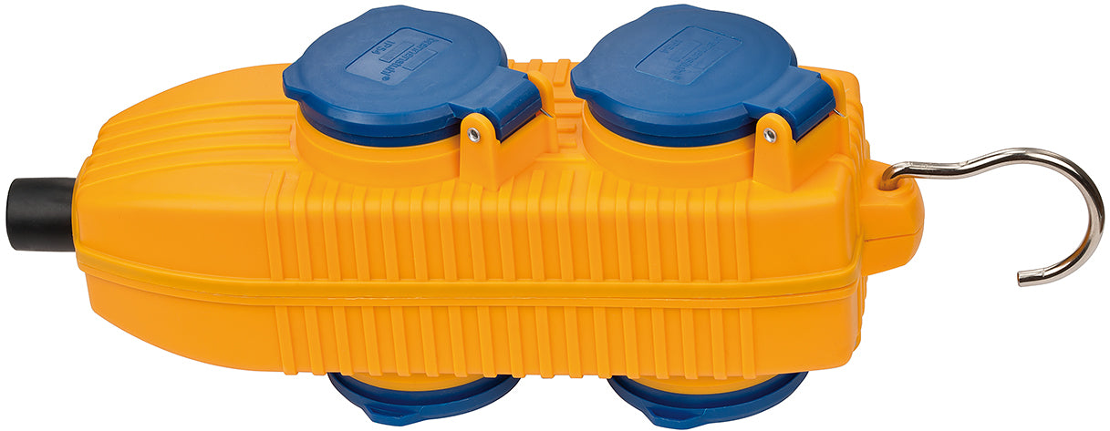 Bloque de enchufe Brennerstuhl 230v 16a ip54 4 vías - 1081070010