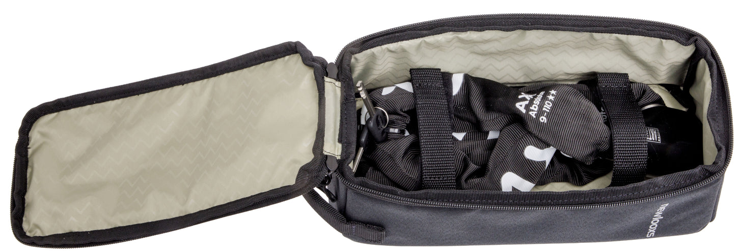 Newlooxs new looxs bolsa portaequipajes cierre correas 4,5l poliéster negro