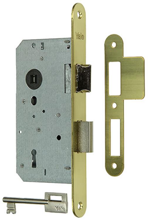Yale 1019041 - 1 cerradura de embutir doble mess.l r a1356 50mm | 1 pieza