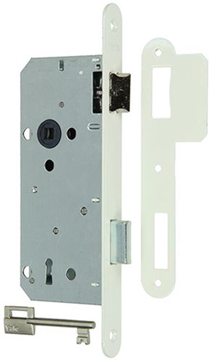 Yale 1019069 - 1 cerradura de embutir blanca a1390 24 bb 50mm | 1 pieza