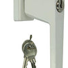 Yale 1019088 - 1 manilla de ventana con cerradura de cilindro, blanco | 2 piezas