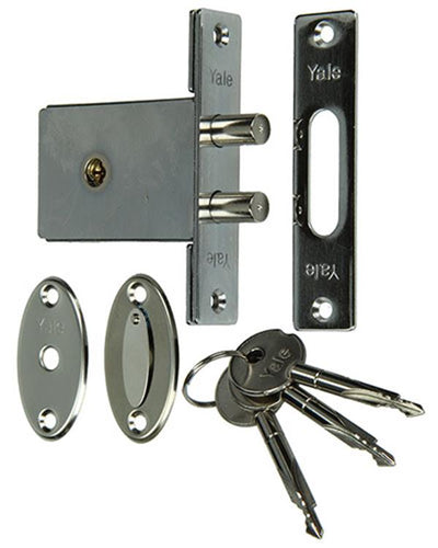 Yale 1019102 - 1 serratura da infilare di sicurezza doppia | 1 pz