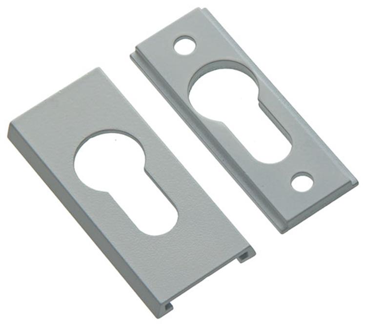 Yale 1019112 - 1 cilindro perfil seguridad pz 6mm aluminio blanco | 2 piezas
