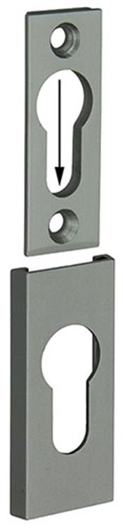Yale 1019114 - 1 cilindro perfil seguridad pz 6mm aluminio | 3 piezas