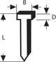 Bosch - nagel type 47 1,8 x 1,27 x 23 mm