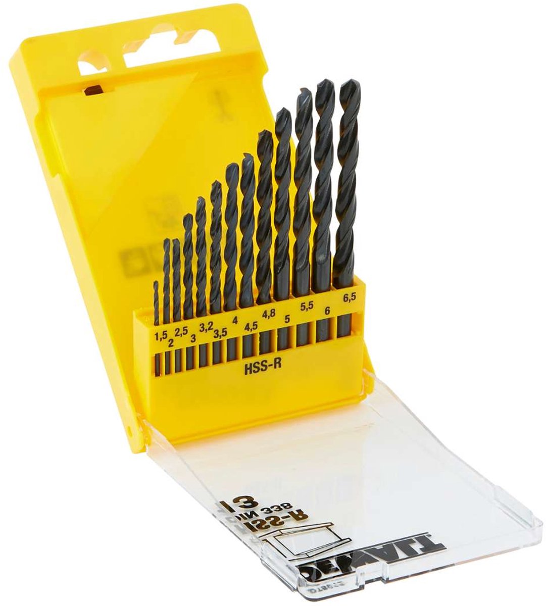 Accessori Dewalt dt5912qz | set di punte | hss | 13 pezzi - dt5912-qz