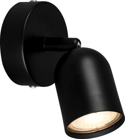 Foco Briloner, giratorio, máx. 9 vatios, gu10, negro, 8 cm