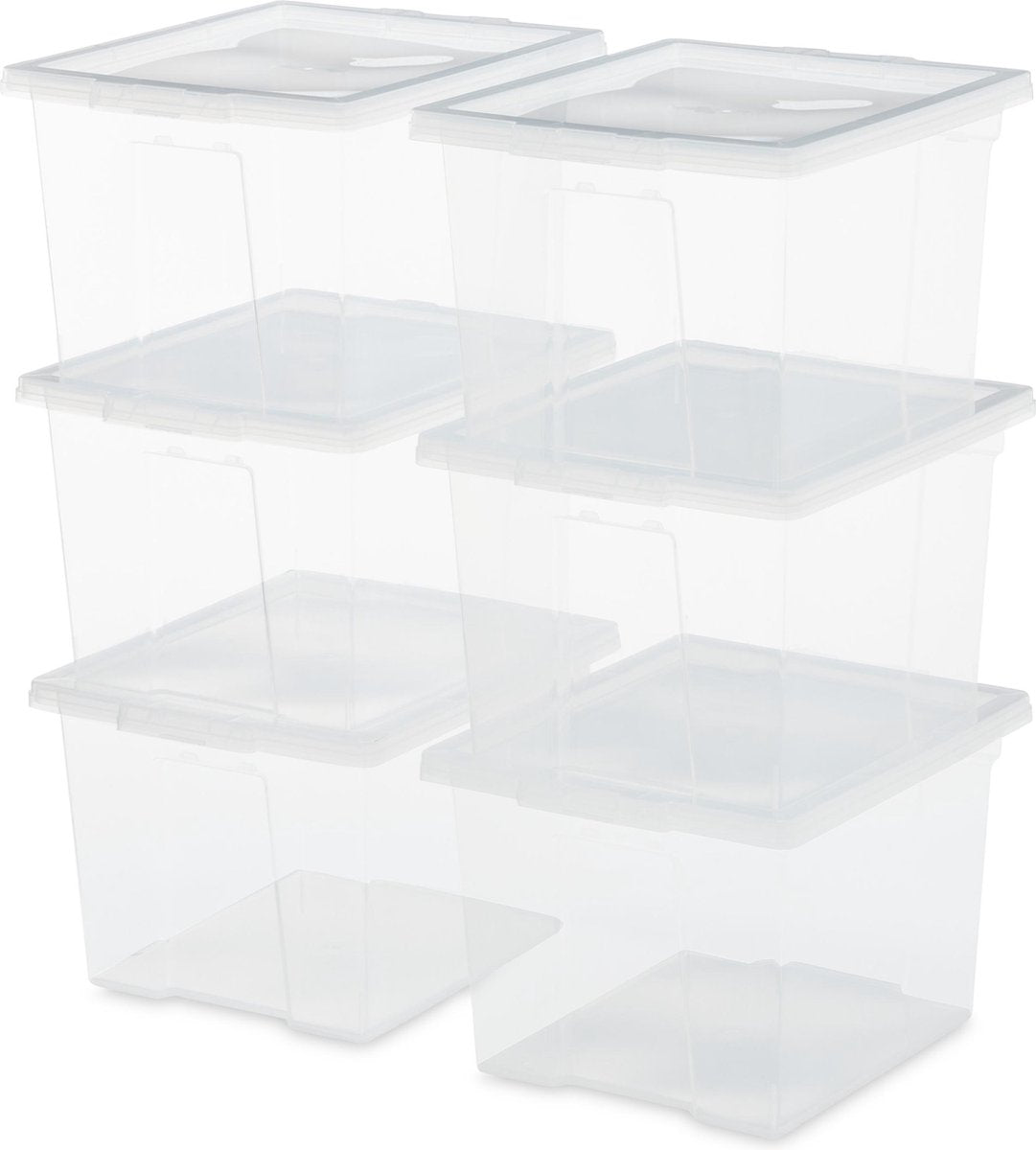 Scatola portaoggetti Iris utile - 10l - plastica - trasparente - set da 6