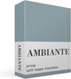 Ambiante jersey split-topper hoeslaken - tweepersoons - blue