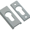 Yale 1019119 - 1 cilindro perfil seguridad pz 9mm aluminio-blanco | 2 piezas