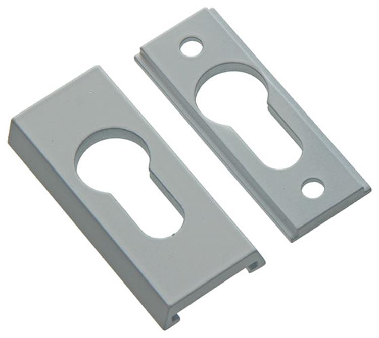 Yale 1019119 - 1 cilindro perfil seguridad pz 9mm aluminio-blanco | 2 piezas