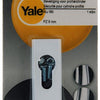 Yale 1019119 - 1 cilindro perfil seguridad pz 9mm aluminio-blanco | 2 piezas
