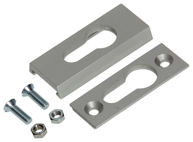 Yale 1019122 - 1 cilindro perfil seguridad pz 9mm aluminio | 2 piezas