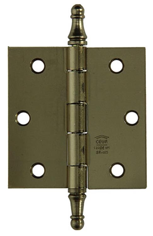 Yale 1019146 - Cerniere pomello 3 vasi bronzato 76x76mm | 2 pezzi