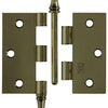 Yale 1019146 - Cerniere pomello 3 vasi bronzato 76x76mm | 2 pezzi