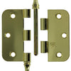 Yale 1019152 - Bisagra pomo 3 jarrones vermess. esquina biselada 76x76mm | 2 piezas