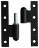 Yale 1019156 - 3 bisagras pesadas enlucidas en negro, izquierda 110x70mm | 2 piezas