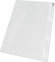 Esselte leitz premium showtas a4 pvc - met schuifsluiting - accessoiremap - 4-gaats - 25 pezzi - trasparente