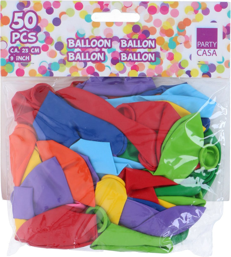 Palloncini colorati Smartvat - 50 pezzi - 23 cm - lattice