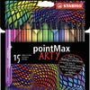 Stabilito Pointmax Fineliner Arty, 15st.