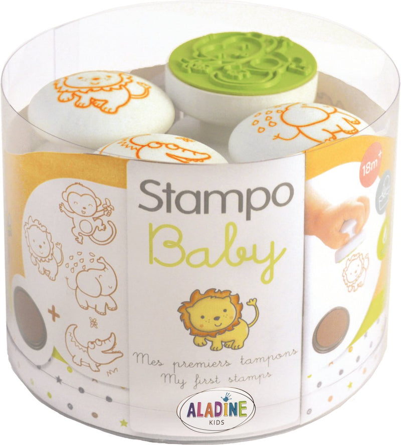 Aladine stampo set bebe animales de la selva 4 piezas