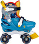 Nijdam rolschaatsen verstelbaar - exclusive space x - blauw - maat 25-28