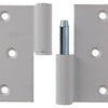 Yale 1019160 - 3 bisagras aluminio blanco ángulo recto derecho 80x80mm | 2 piezas