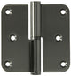 Yale 1019161 - 3 bisagras de acero inoxidable, esquinas biseladas izquierda 80x80mm | 5 piezas