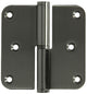 Yale 1019162 - 3 bisagras de acero inoxidable, esquinas biseladas derecha 80x80mm | 5 piezas