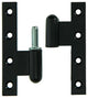 Yale 1019163 - 3 bisagras pesadas enlucidas en negro, izquierda 110x80mm | 2 piezas