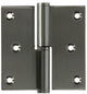Yale 1019168 - 1 bisagra acero inoxidable izquierda con ángulo recto 80 x 82 | 2 piezas