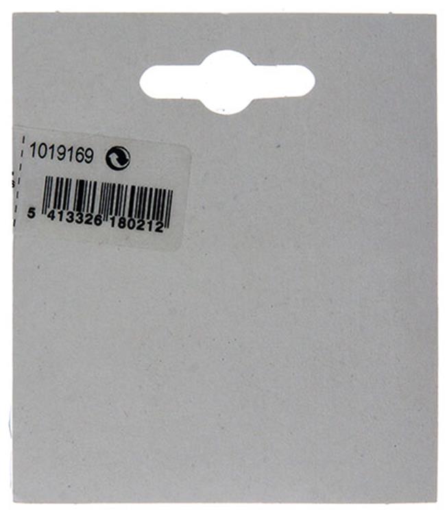 Yale 1019169 - 12 anillas para bisagras latón 8,2x15x3mm | 2 piezas