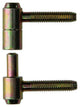 Mack 1019176 - 2 bisagras para ventana bicromatadas 13x48mm | 5 piezas