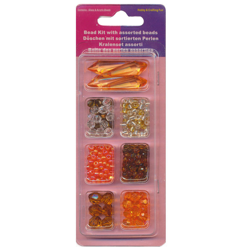Vaessen creative • kit perline in plastica 7 scomparti