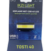 Fareo de luz Ikzi Tosti 40 con COB 40 LED USB coltable en el mapa