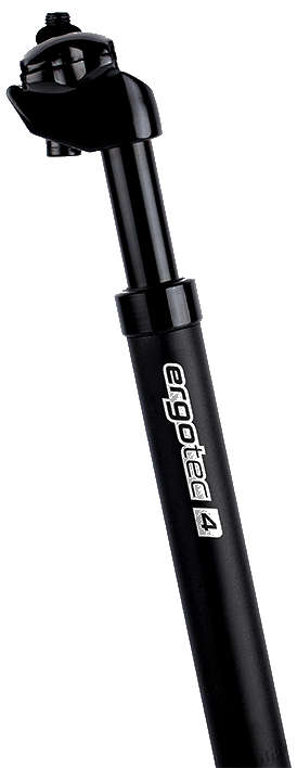 Elvedes Sedile sospeso Post Glide 27,2 mm 350 mm nero opaco