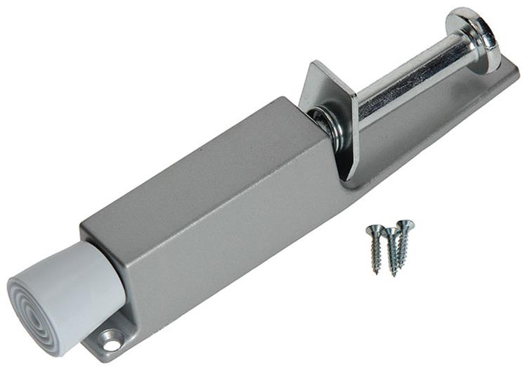 Yale 1019207 - 1 tope de puerta plateado h=180mm | 3 piezas