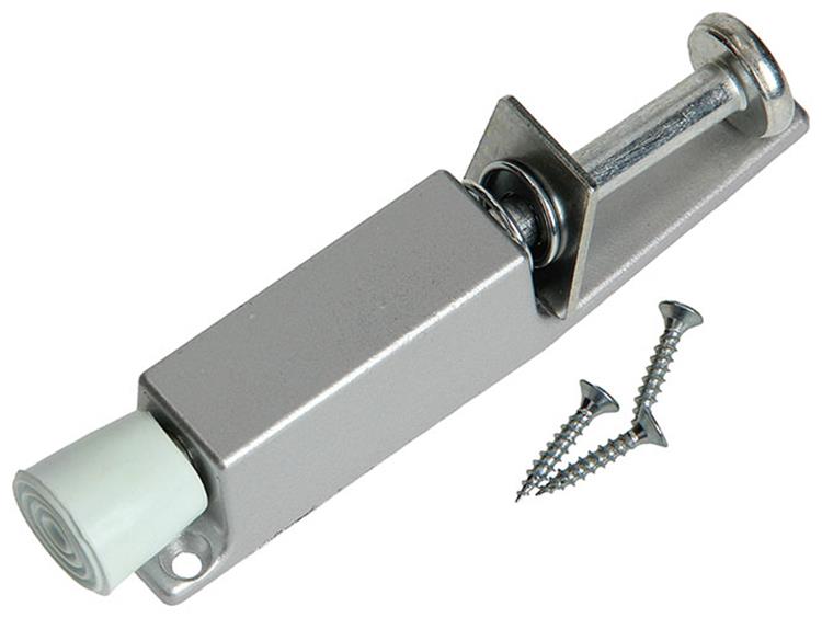 Yale 1019208 - 1 tope de puerta plateado h=130mm | 3 piezas